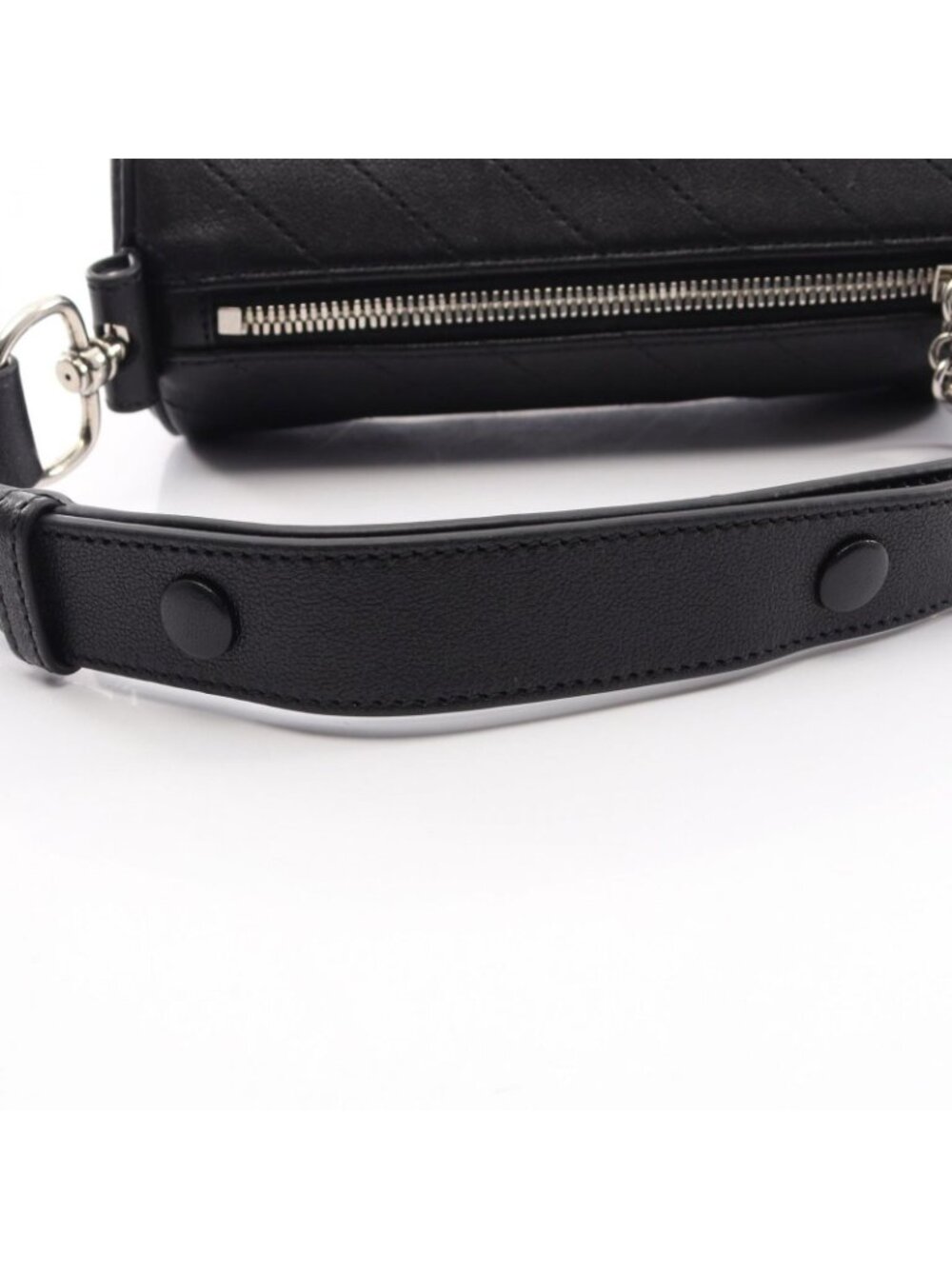 Gucci Shoulder Bag Blondie Black Leather Di Mini - Picture 9 of 9